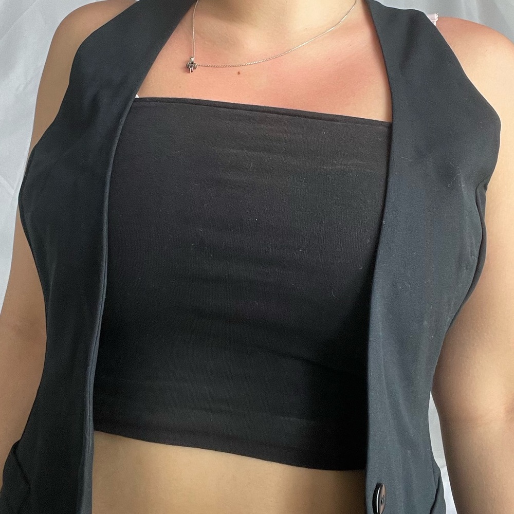 Xhilaration Racerback Vest with Buttons